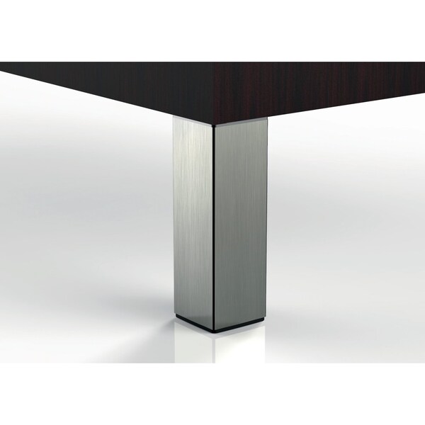 Richelieu Adjustable Furniture Leg, 3 15/16 in (100 mm), Stainless Steel, PK 4 555100170 - main