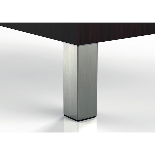 Richelieu Adjustable Furniture Leg, 5 29/32 in (150 mm), Stainless Steel, PK 4 555150170 - main
