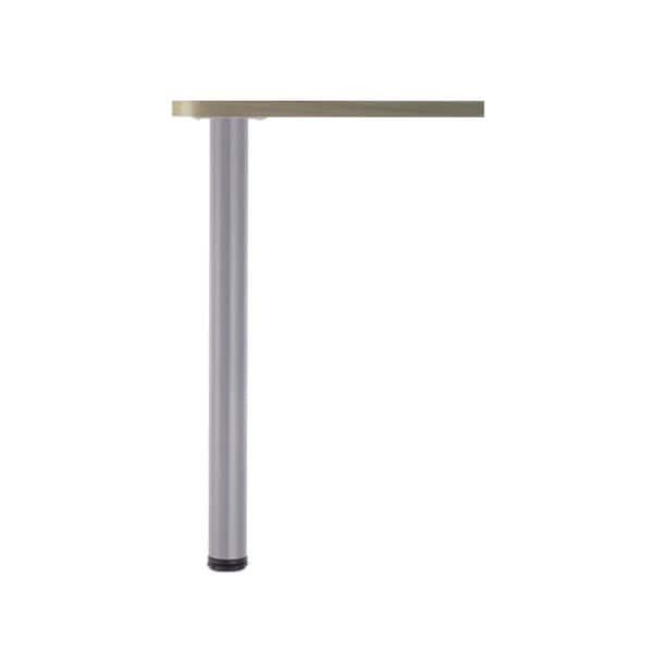Richelieu Hardware Adjustable Table Leg, 27 1/2 in (700 mm), Gray