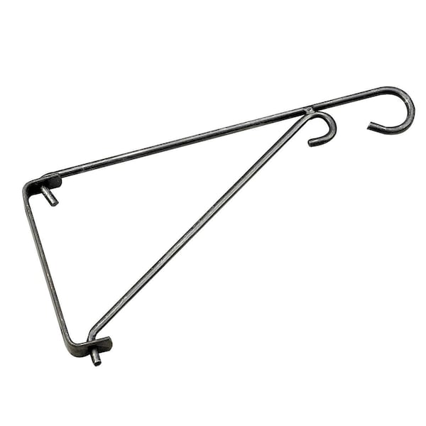 Onward 9-5/8 in Outdoor Swivel Planter Hanger for Flower Pots, Chimes, and Feeders, Pewter 685PEWR - main