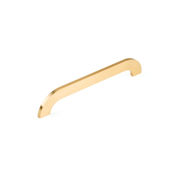Richelieu 7 9/16 in (192 mm) Center-to-Center Brushed Gold Contemporary Cabinet Pull 7381192165 - main