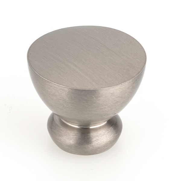 Richelieu 1 1/32 in (26 mm) Brushed Nickel Contemporary Cabinet Knob 798626195 - main