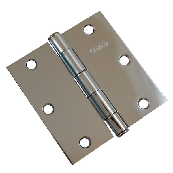 Richelieu 2Pack 3 12inch 89 mm Full Mortise Butt Hinge, Chrome 821CB - main