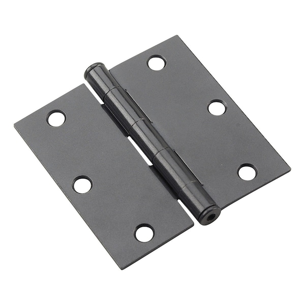 Richelieu 2Pack 3 12inch 89 mm Full Mortise Butt Hinge, Black 821FBB - main