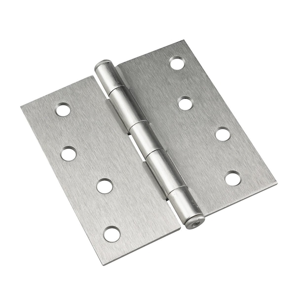 Richelieu 2Pack 4inch 102 mm Full Mortise Butt Hinge, Brushed Nickel 822NBB - main