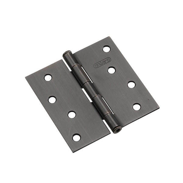Richelieu 2Pack 4inch 102 mm Full Mortise Butt Hinge, OilRubbed Bronze 822ORBB - main