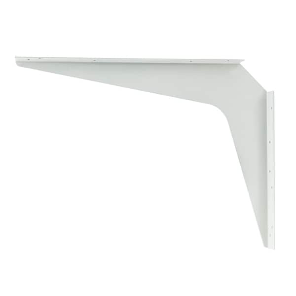 Richelieu 2-Pack Kolossus 24 in x 24 in Heavy-Duty Floating Desk Support Bracket, White 9910242430 - main