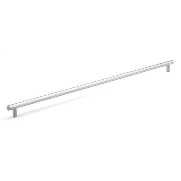 Richelieu 22-1/8 in. (562 mm) Center-to-Center Matte Chrome Steel Contemporary Drawer Pull BP205562174 - main
