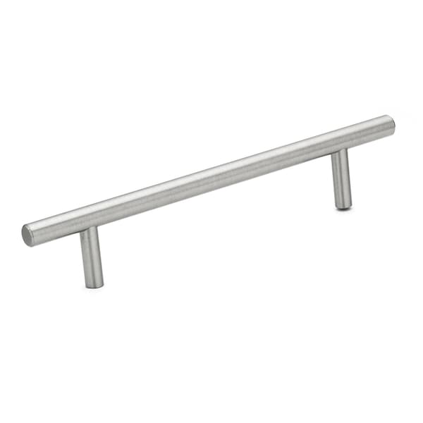 Richelieu 5-1/16 in. (128 mm) Center-to-Center Stainless Steel Contemporary Drawer Pull BP2102128170 - main