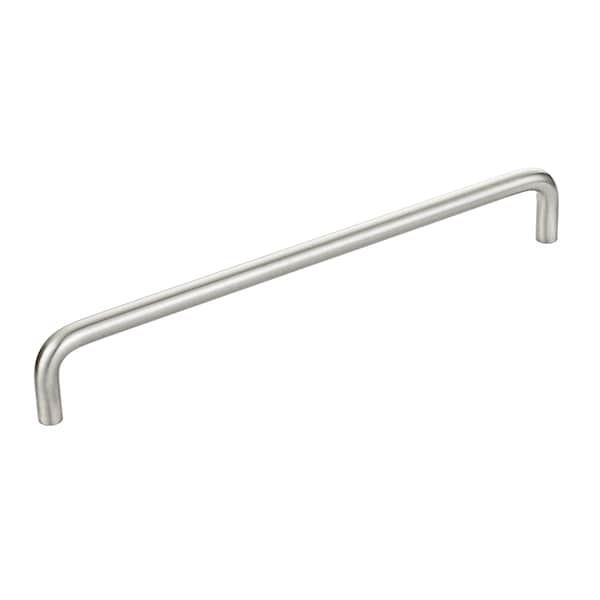 Richelieu 7 9/16 in (192 mm) Center-to-Center Brushed Nickel Contemporary Drawer Pull BP2288192195 - main