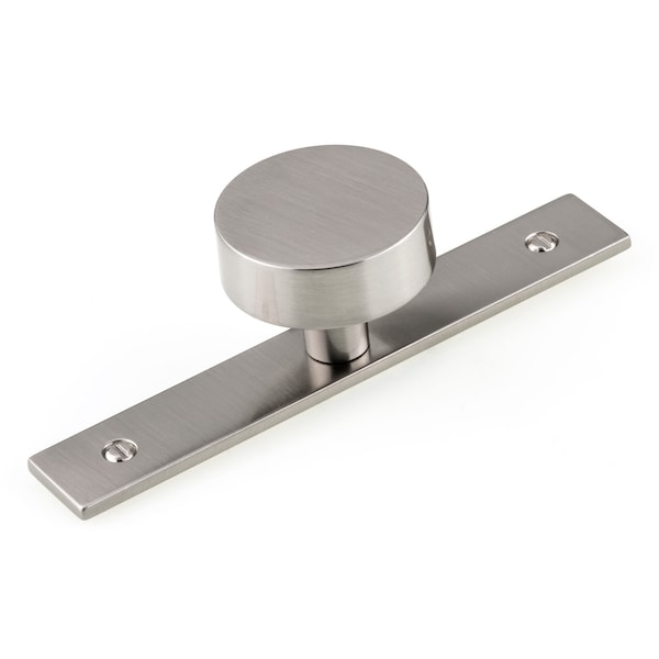 Richelieu 1 9/16 in (40 mm) Brushed Nickel Contemporary Cabinet Knob BP229540195 - main