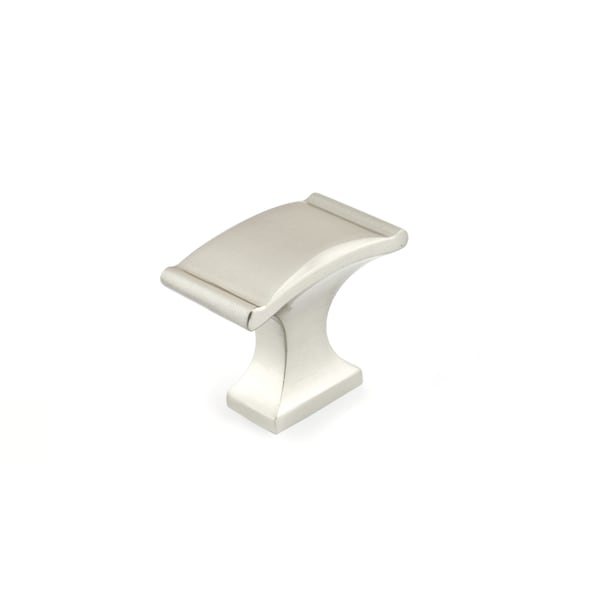 Richelieu 1 3/8 in (35 mm) x 25/32 in (20 mm) Brushed Nickel Traditional Cabinet Knob BP260637195 - main