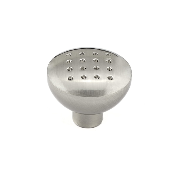 Richelieu 1 5/16 in (34 mm) Brushed Nickel Contemporary Metal Cabinet Knob BP2608195 - main