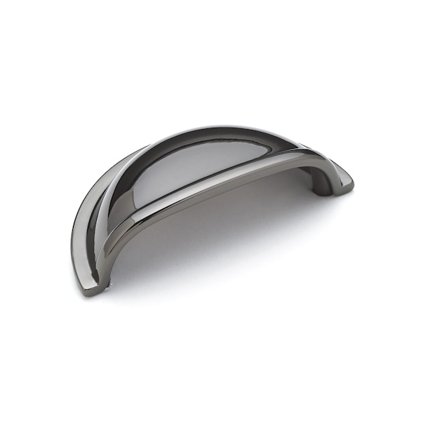 Richelieu 3 in. (76 mm) Center-to-Center Black Nickel Traditional Cup Pull BP3038891 - main
