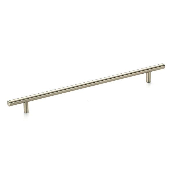 Richelieu 11-3/4 in. (298 mm) Center-to-Center Brushed Nickel Steel Contemporary Drawer Pull BP305298195 - main