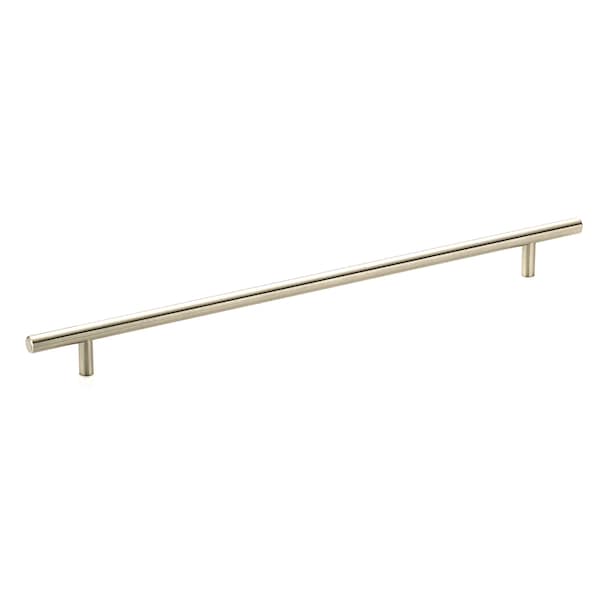 Richelieu 13-1/8 in. (333 mm) Center-to-Center Brushed Nickel Steel Contemporary Drawer Pull BP305333195 - main
