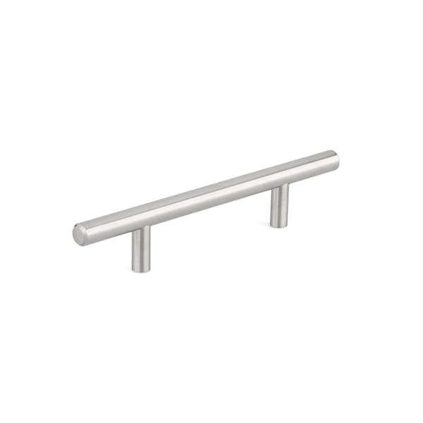 Richelieu 3 3/4 in (96 mm) Center-to-Center Stainless Steel Contemporary Drawer Pull BP30596170 - main