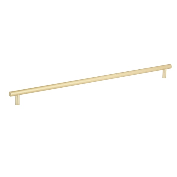 Richelieu 17 5/8-inch (448 mm) Center to Center Satin Brass Contemporary Cabinet Pull BP3060448160 - main
