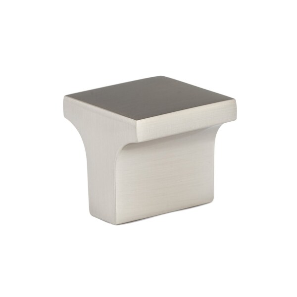 Richelieu 1-inch (25 mm) x 1-inch (25 mm) Brushed Nickel Contemporary Cabinet Knob BP312525195 - main