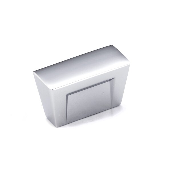 Richelieu 1 3/16 in. X 1/2 in. (30 mm x 13 mm) Chrome Contemporary Metal Cabinet Knob BP31632330140 - main