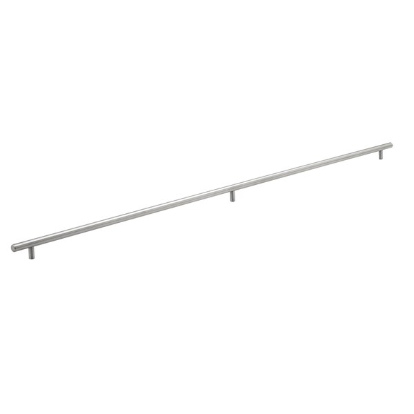 Richelieu 39-6/8 in. (1010 mm) Center-to-Center Brushed Stainless Steel Contemporary Drawer Pull BP34871019170 - main