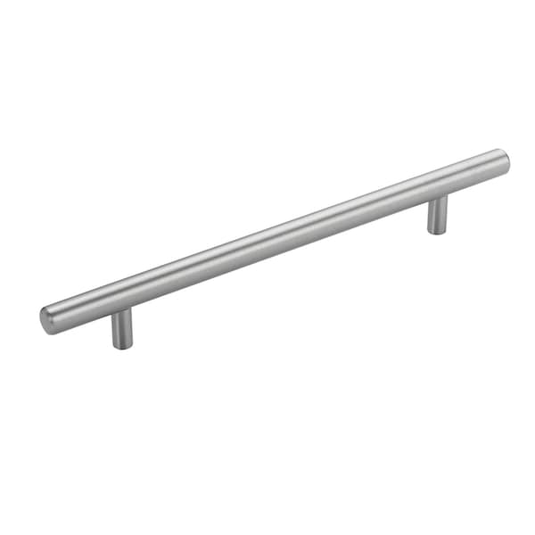 Richelieu 7-1/8 in. (181 mm) Center-to-Center Antibacterial, Stainless Steel Contemporary Drawer Pull BP3487181170AB - main