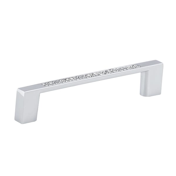 Richelieu 3 3/4 in (96 mm) Center-to-Center Chrome, Crystal Contemporary Cabinet Pull BP353509614001 - main