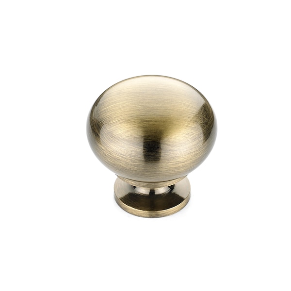 Richelieu 1 1/4 in (32 mm) Antique English Traditional Brass, Hollow Metal Cabinet Knob BP4923AE - main