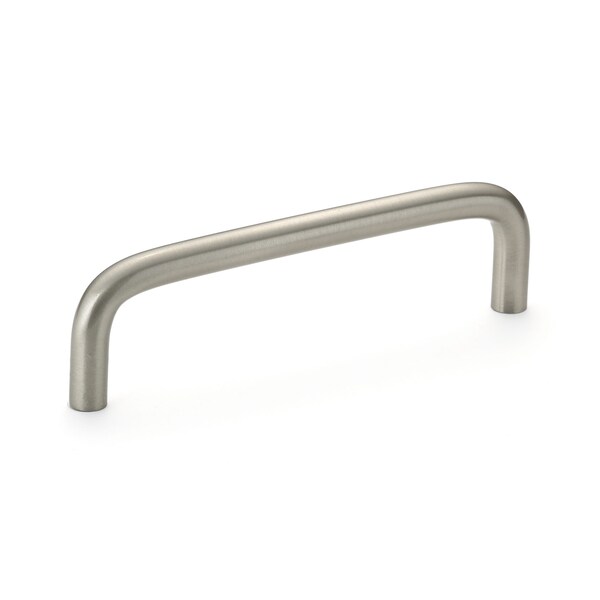 Richelieu 4 in (102 mm) Center-to-Center Brushed Nickel Functional Drawer Pull BP515195 - main