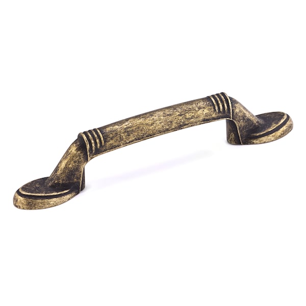 Richelieu 3 in. (76 mm) Center-to-Center Burnished Brass Traditional Drawer Pull BP5183BB - main