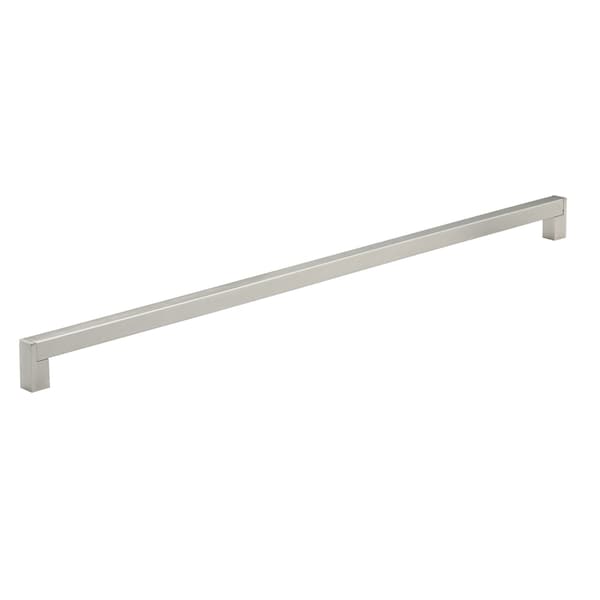 Richelieu 22-11/16 in. (576 mm) Center-to-Center Brushed Nickel Contemporary Drawer Pull BP520576195 - main