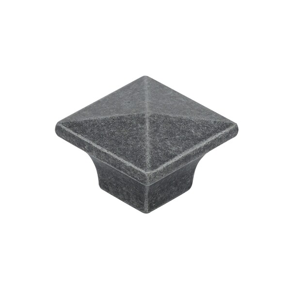 Richelieu 1 1/4 in (32 mm) x 1 1/4 in (32 mm) Natural Iron Traditional Cabinet Knob BP53082903 - main