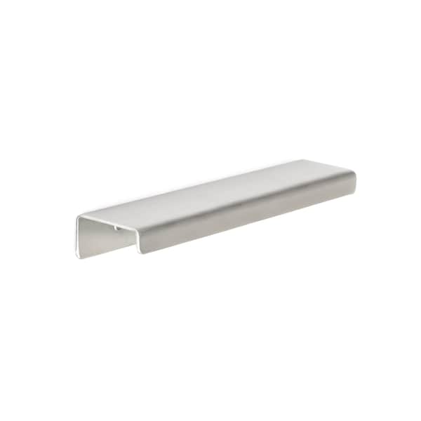 Richelieu 4 in (102 mm) Center-to-Center Stainless Steel Contemporary Edge Cabinet Pull BP57606170A - main