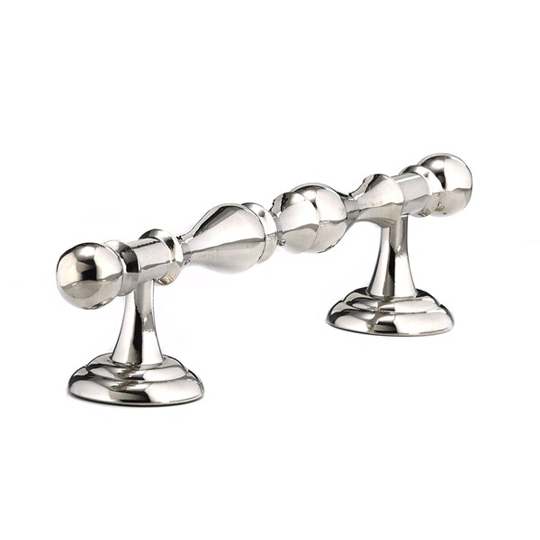 Richelieu 4 in. (102 mm) Center-to-Center Polished Nickel Traditional Drawer Pull BP60111180 - main