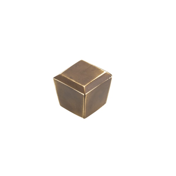 Richelieu Hardware 1 1/16 in (27 mm) x 1 1/16 in (27 mm) Mumbai Brown Eclectic Cabinet Knob BP661436602