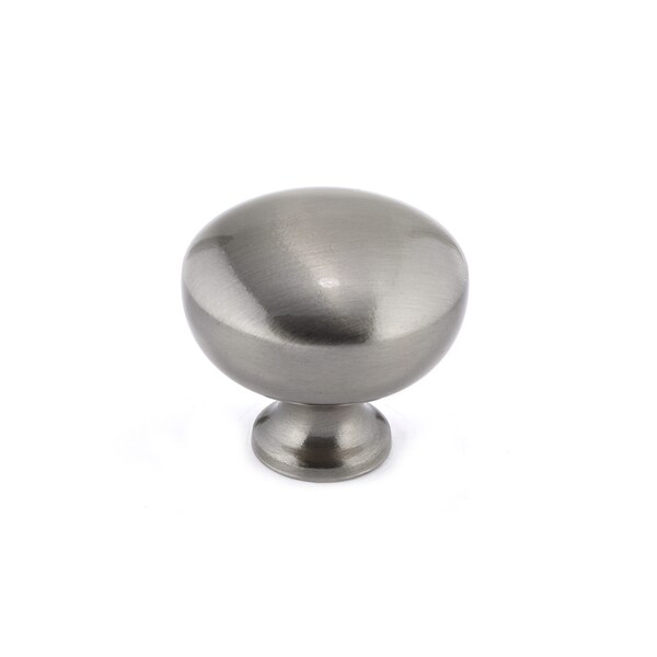 Richelieu 1 1/4 in (32 mm) Brushed Nickel Traditional Metal Cabinet Knob BP7091332195 - main