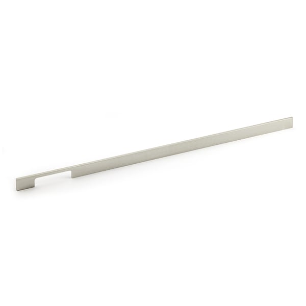 Richelieu 25-3/16 in. (640 mm) Center-to-Center Brushed Nickel Contemporary Drawer Pull BP720640195 - main