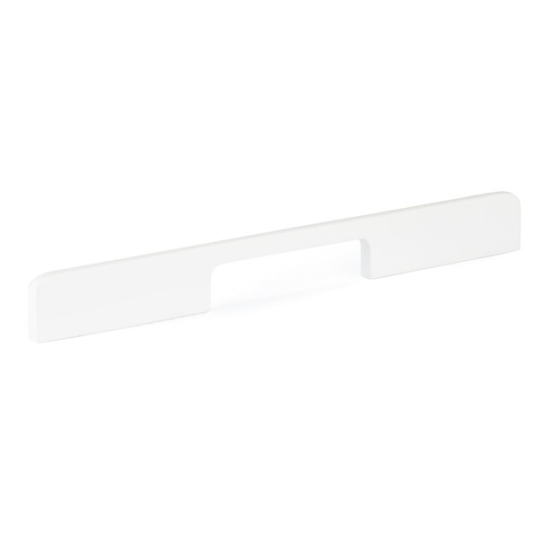 Richelieu 5 1/16-inch to 10 1/8-inch (128 mm to 256 mm) Center to Center White Contemporary Cabinet Pull BP73012830 - main