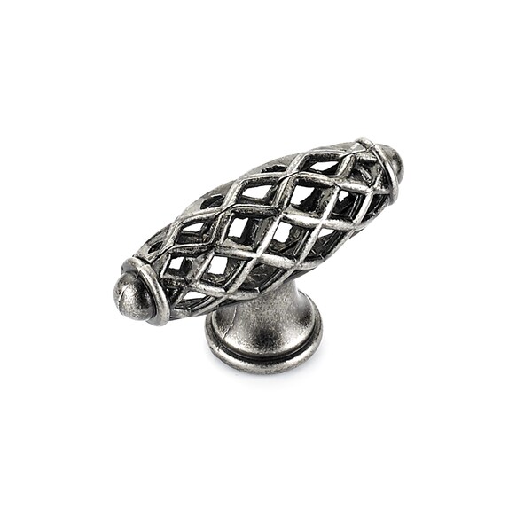 Richelieu 2 9/32 in. X 25/32 in. (58 mm x 20 mm) Natural Iron Traditional Metal Cabinet Knob BP74958908 - main
