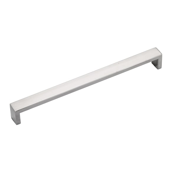 Richelieu 10 1/8 in (257 mm) Center-to-Center Polished Stainless Steel Contemporary Cabinet Pull BP7544257171 - main