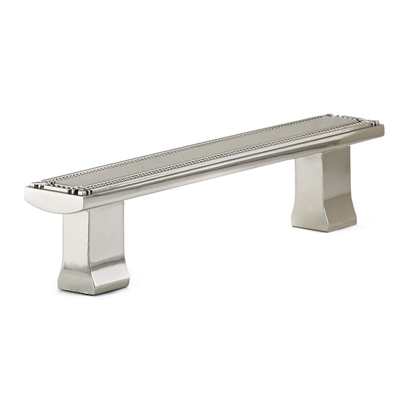 Richelieu 5-1/16 in. (128 mm) Center-to-Center Polished Nickel Traditional Drawer Pull BP780128180 - main