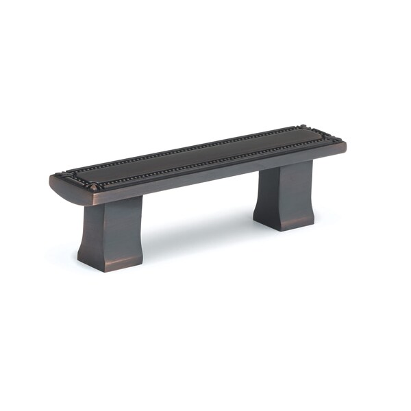 Richelieu 3 in or 3-3/4 in (76 or 96 mm) Center-to-Center Brushed Oil-Rubbed Bronze Traditional Drawer Pull BP78096BORB - main