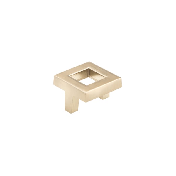 Richelieu 1 21/32 in (42 mm) x 1 21/32 in (42 mm) Champagne Bronze Transitional Cabinet Knob Clairlea BP80338CHBRZ - main