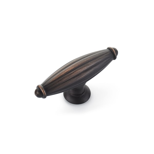 Richelieu 2 9/16 in. X 25/32 in. (65 mm x 20 mm) Brushed Oil-Rubbed Bronze Traditional Metal Cabinet Knob BP8061865BORB - main