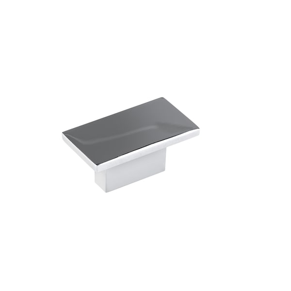 Richelieu 1 9/16 in (40 mm) x 7/8 in (22 mm) Polished Nickel Contemporary Cabinet Knob BP8102116180 - main