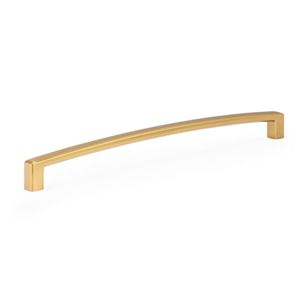 Richelieu 10 1/8-inch (256 mm) Center to Center Aurum Brushed Gold Contemporary Cabinet Pull BP8189256158 - main