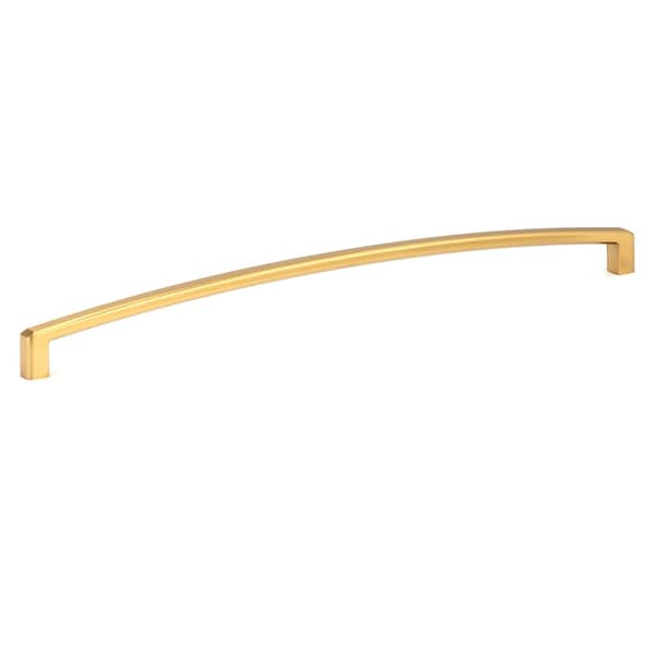 Richelieu 13 7/8-inch (352 mm) Center to Center Aurum Brushed Gold Contemporary Cabinet Pull BP8189352158 - main