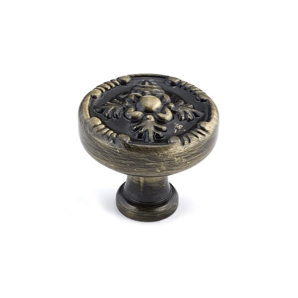 Richelieu 1 1/4 in (32 mm) Antique English Traditional Metal Cabinet Knob BP82619AE - main