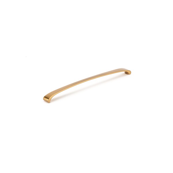 Richelieu 12 5/8 in (320 mm) Center-to-Center Aurum Brushed Gold Contemporary Cabinet Pull BP82871320158 - main