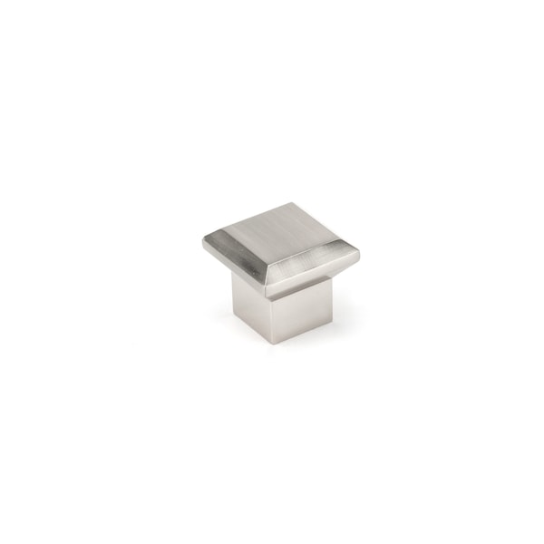 Richelieu 1 11/32 in (34 mm) x 1 11/32 in (34 mm) Brushed Nickel Transitional Cabinet Knob BP8323533195 - main